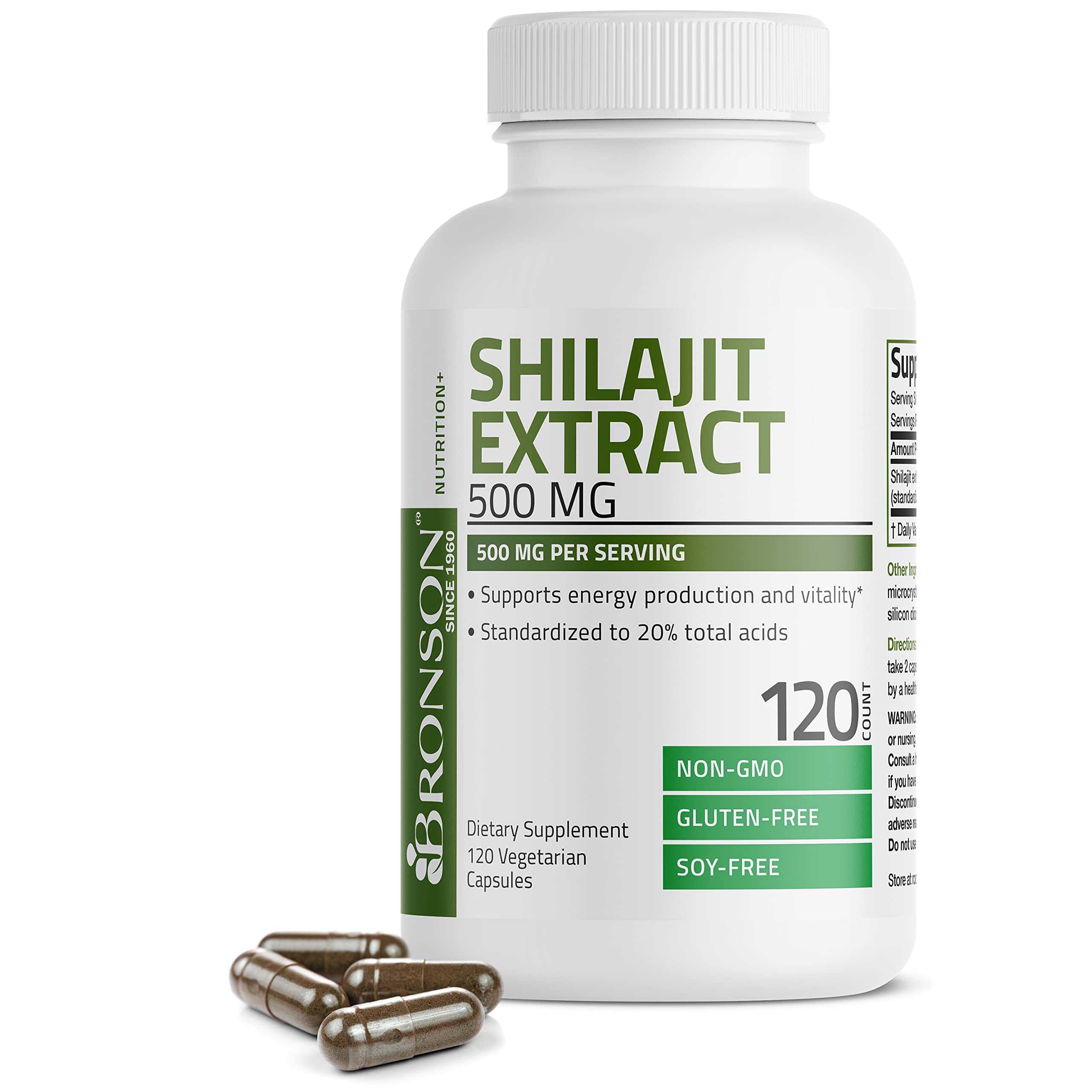 Pure Shilajit Extract 500mg Capsules – Energy, Strength & Vitality Support
