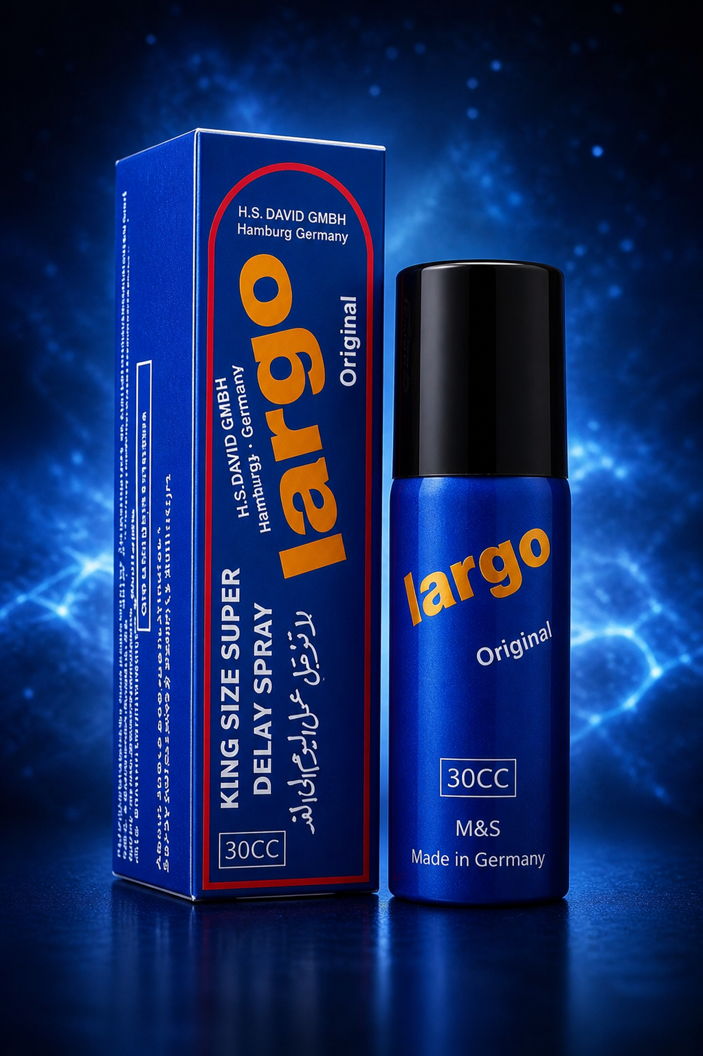 Largo Original Delay Spray 30cc – Compact Size Performance Spray for Men