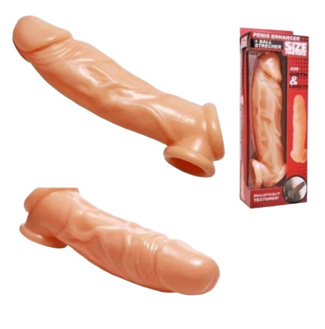 Premium Silicone Extension Sleeve for Men | Realistic Texture